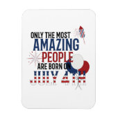 7生まれ月4日の独立記念日 マグネット (縦)