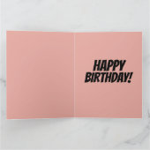 7生まれ月4日誕生日グリーティングカード カード (内部)