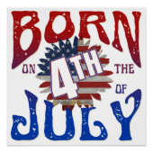 7生まれ月4日 ポスター (正面)