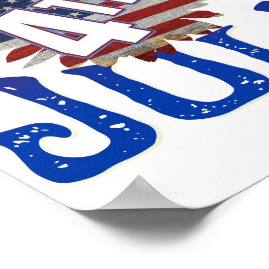 7生まれ月4日 ポスター (角)