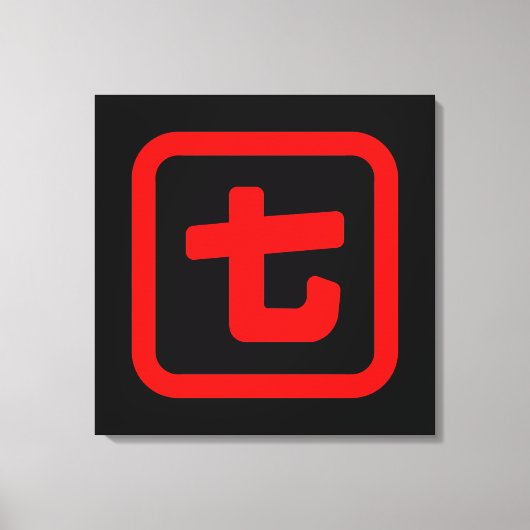 7番日本の七 【奈々】漢字 キャンバスプリント (正面)