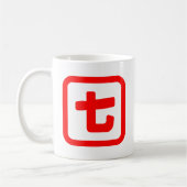 7番日本の七 【奈々】漢字 コーヒーマグカップ (左)