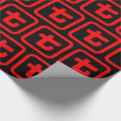 7番日本の七 【奈々】漢字 ラッピングペーパー (角)