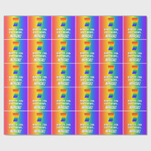 7番目の誕生日: カラフル、おもしろいレインボーパターン番号7