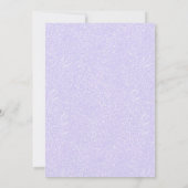 7番目の誕生日、レインボーグリッター誕生日招待状 招待状 (裏面)