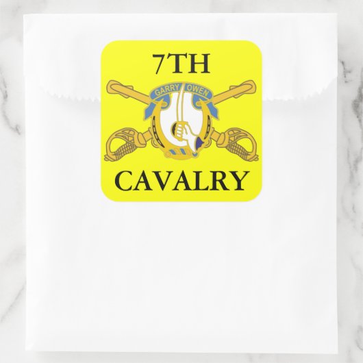7番目の騎兵シール スクエアシール (バッグ)