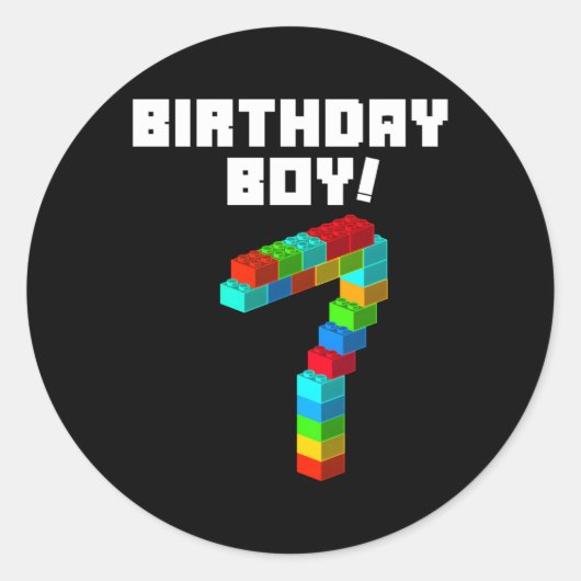 7番目の7ブロック建物 ラウンドシール (正面)