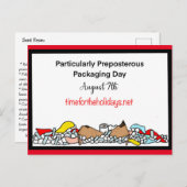 7番目威厳があるは特に非常識な包装 ポストカード (正面/裏面)