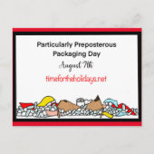 7番目威厳があるは特に非常識な包装 ポストカード (正面)