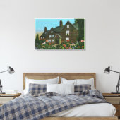 7破風の家の外観 キャンバスプリント (インサイチュ (寝室))