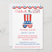 7祝月の米国4日BBQパーティー 招待状 (正面)