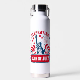 7祝月4日リバティ・アートの像と ウォーターボトル