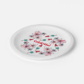 7祝月4日ロケットポップスポップ・アートのクル花火 ペーパープレート (アングル)