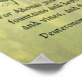 7種のイスラエルのバイブル聖句キャンバスアートプリント ポスター (角)