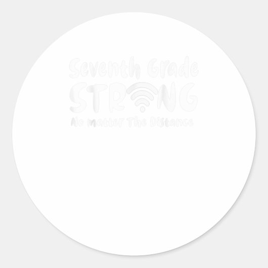 7等強いWifi距離 ラウンドシール (正面)