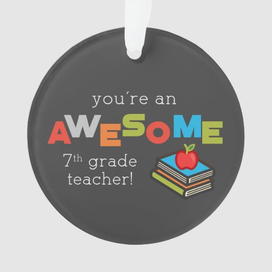 7級先生賞味日素晴らし, オーナメント (正面)