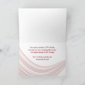 7級卒業野球こうもり及び帽子 カード (内部)