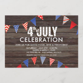 7素朴月4日お祝いパーティー 招待状