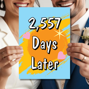 7結婚周年記念日7年後 カード