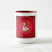 7羽の白鳥 マグカップ (中央)