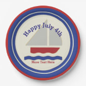 7航海の月4日紙プレート ペーパープレート (正面)