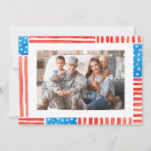 7色彩の鮮やか月4日の独立の写真 シーズンカード (正面)