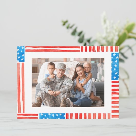 7色彩の鮮やか月4日の独立の写真 シーズンカード (スタンド正面)