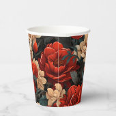 #7花柄 紙コップ (右)