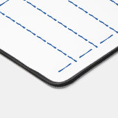 7行で4列デスクマットの並べ替え デスクマット (コーナー)