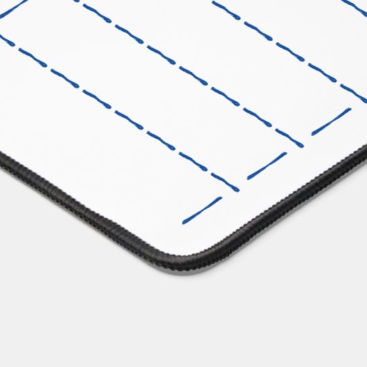 7行で4列デスクマットの並べ替え デスクマット (コーナー)