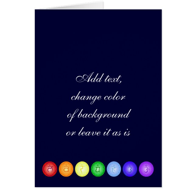 7行のチャクラ (正面)