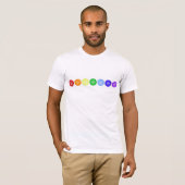 7行のチャクラ Tシャツ (正面フル)