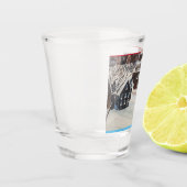 7言語でスクリプト化された冬 ショットグラス (左)