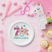 7誕生日アクソロテルセブンオールドスウィートアクソロテルス ペーパープレート (パーティー)