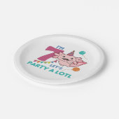 7誕生日アクソロテルセブンオールドスウィートアクソロテルス ペーパープレート (アングル)