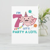 7誕生日アクソロテルセブンオールドスウィートアクソロテルス 招待状 (スタンド正面)