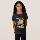 7誕生日スロッスガールパーティーかわいいスロッス恋人 Tシャツ (正面フル)