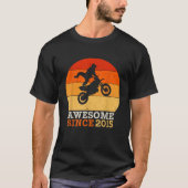 7誕生日ダートバイクギフト7歳ヴィンテージモ Tシャツ (正面)