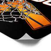 7誕生日ボーイバスケットボールバスケットボール7歳テーマプレイ ポスター (角)