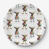 7誕生日モンスターグレムリン ペーパープレート (正面)