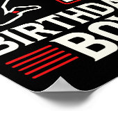 7誕生日少年空手7歳 ポスター (角)