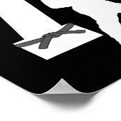 7誕生日空手テコンドー7歳の少年キッズ ポスター (角)