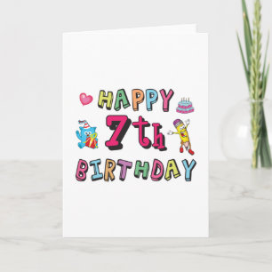 7誕生日7歳おめでとう カード