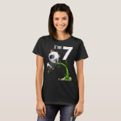 7誕生日7歳パーティー動物パンダ2 Tシャツ (正面フル)