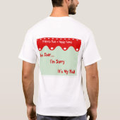 7語=ハッピーハニー Tシャツ (裏面)