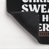 7醜いクリスマスセーターは熱くて過評価されている マウスパッド (コーナー)