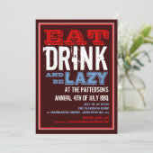 7食べ月4日のBBQパーティー 招待状 (スタンド正面)