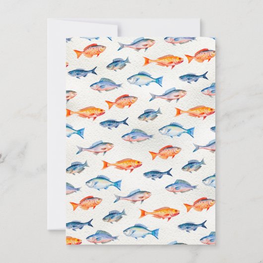 7魚のクリスマスのブオンナターレパーティー 招待状 (裏面)