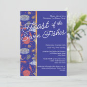 7魚の青いシーフードの饗宴クリスマスパーティー 招待状 (スタンド正面)