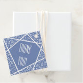 70ありがとう不思議なライン番号パターンブルー/ホワイト フェイバータグ (インサイチュ)